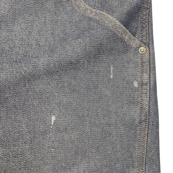 Ralph Lauren Shorts Men 40 in Silver/Blue VINTAGE Denim Polo Jean Worker - Picture 9 of 16